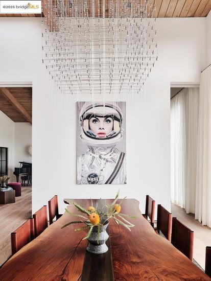 Dining room, Interior, Wooden Ceilings, Wood Texture Flooring