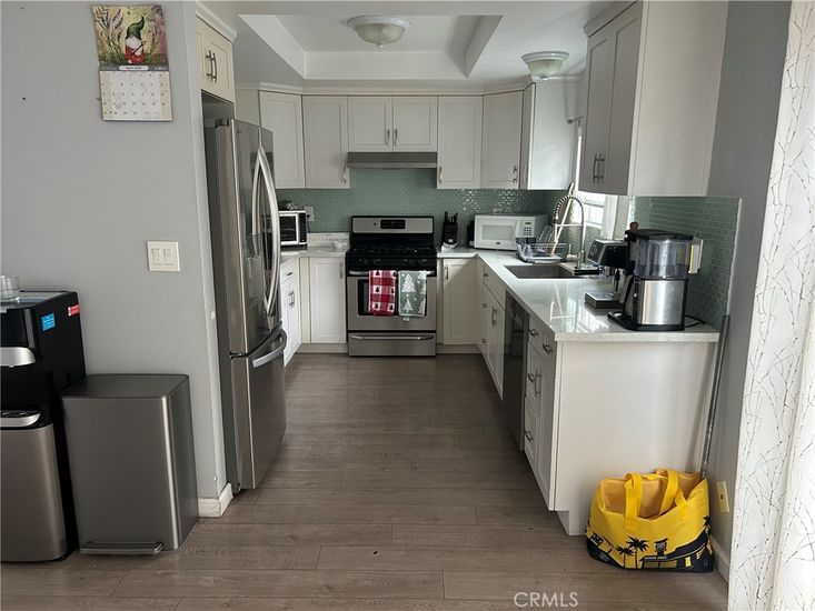 Interior, Kitchen, Wood Texture Flooring
