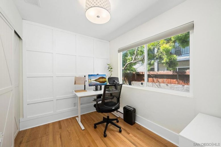 Home Office, Interior, Wood Texture Flooring