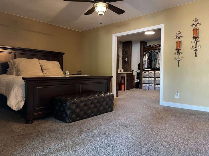 Bedroom, Interior, Recessed Lighting