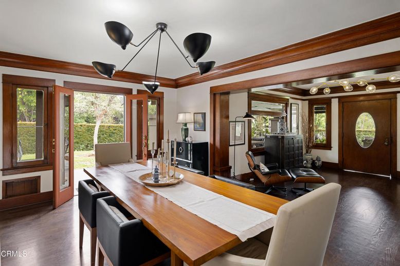 Dining room, Interior, Wood Texture Flooring