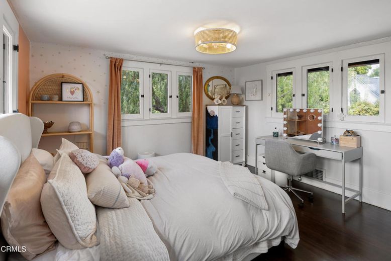 Bedroom, Home Office, Interior, Wood Texture Flooring