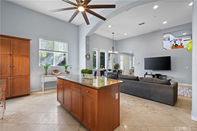 Dining room, Interior, Kitchen, Living room, Pendant Lights, Recessed Lighting