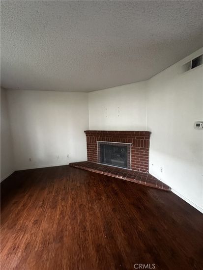 Empty room, Fireplace, Interior, Wood Texture Flooring