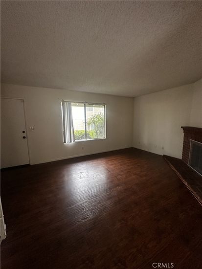 Empty room, Fireplace, Interior, Wood Texture Flooring