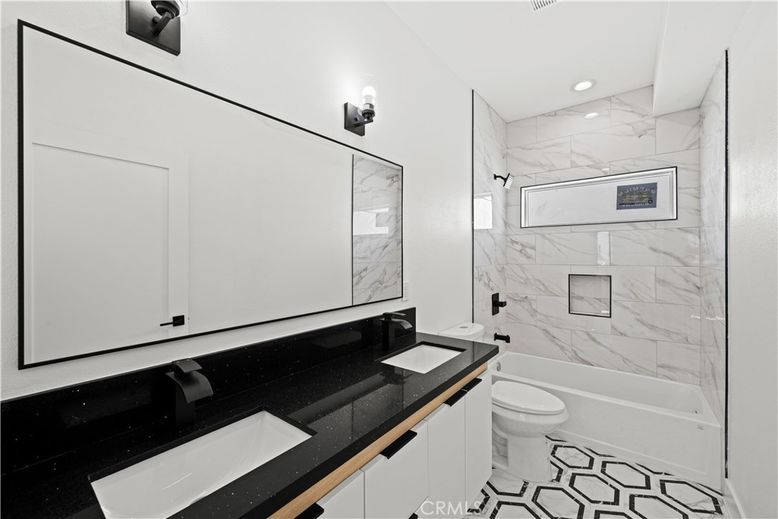 Bathroom, Glass Shower, Interior, Marble Walls, Recessed Lighting