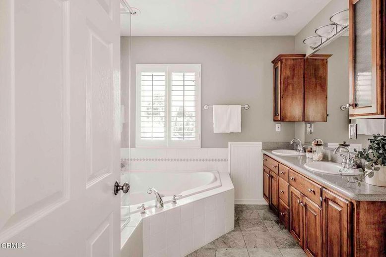 Bathroom, Dual Sink Vanities, Glass Shower, Interior