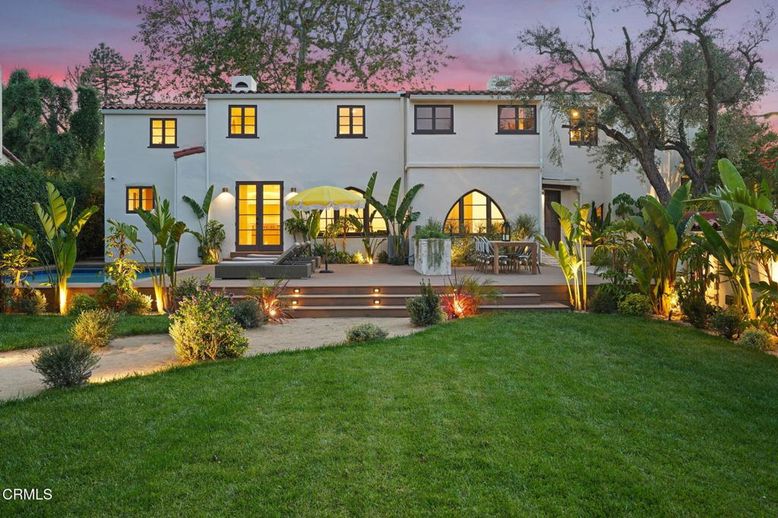 Backyard, Exterior, Facade, Spanish Mediterranean