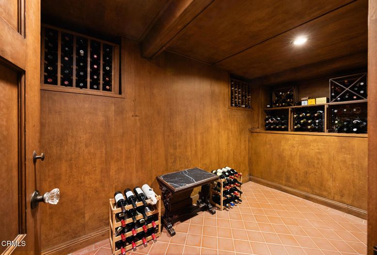 Interior, Recessed Lighting, Wine Storage, Wooden Walls