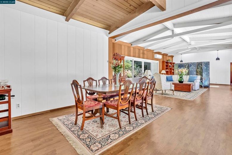 Dining room, Interior, Wooden Beams, Wooden Ceilings, Wood Texture Flooring