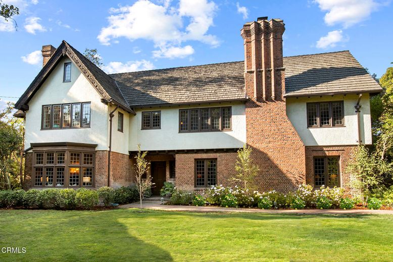 Backyard, Exterior, Facade, Brick Facade, Tudor Revival