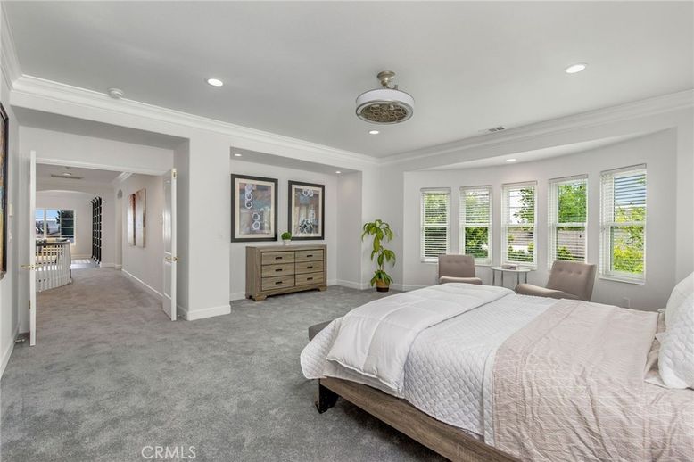 Bedroom, Interior, Recessed Lighting