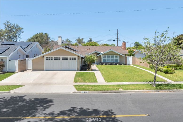 Attached, Exterior, Facade, Solar Panels, Ranch