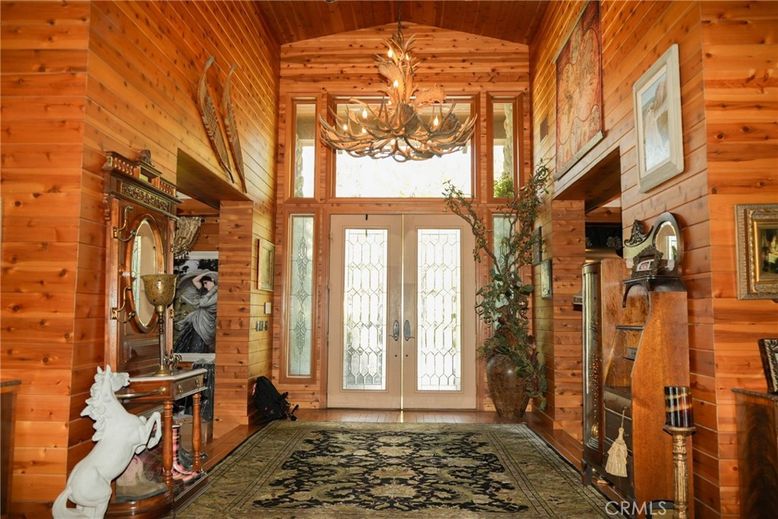 Chandelier, Interior, Wooden Ceilings, Wooden Walls