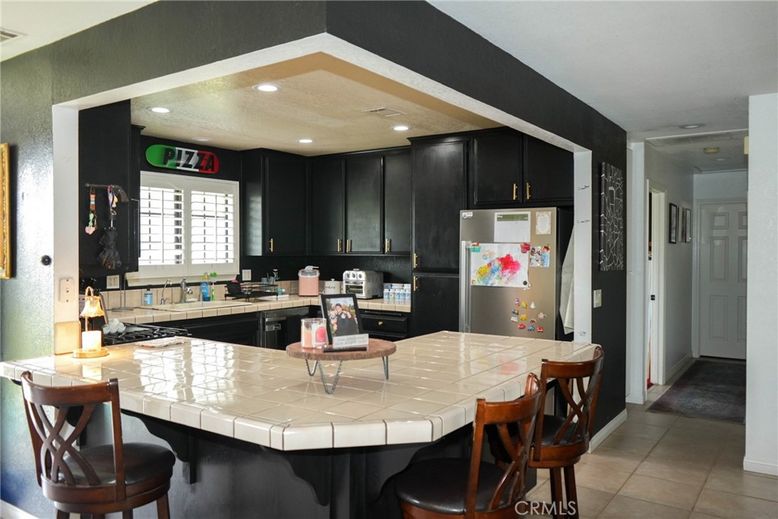 Interior, Kitchen, Recessed Lighting, Tile Countertops