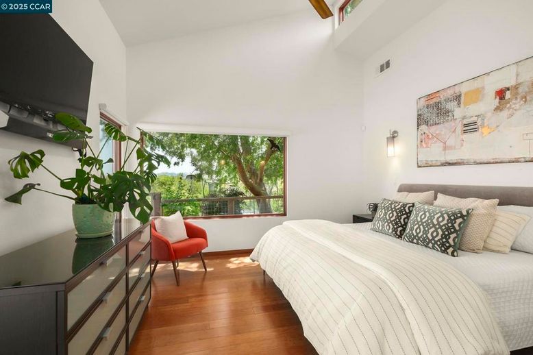Bedroom, Interior, Wood Texture Flooring