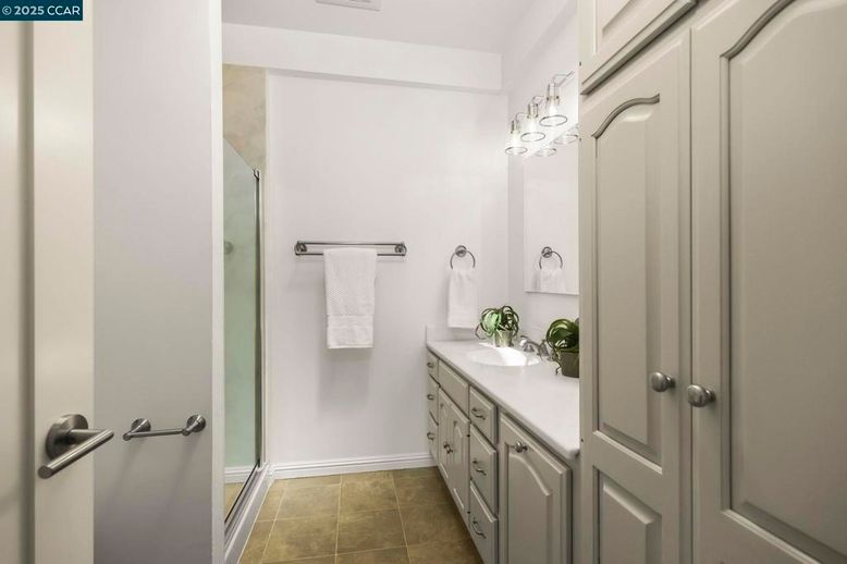 Bathroom, Dual Sink Vanities, Glass Shower, Interior