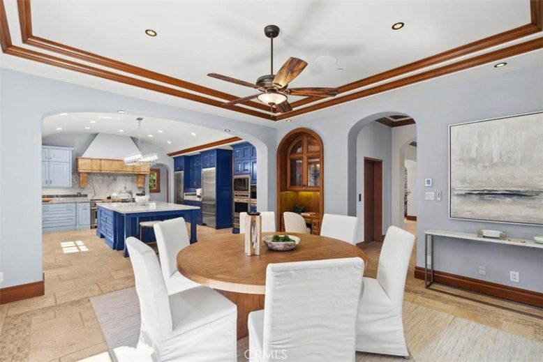 Dining room, Interior, Kitchen, Recessed Lighting