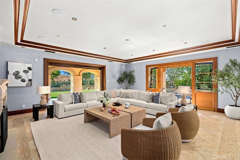 Interior, Living room, Recessed Lighting