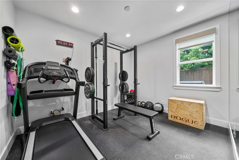 Fitness Equipment, Interior, Recessed Lighting