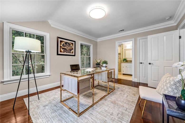 Home Office, Interior, Wood Texture Flooring