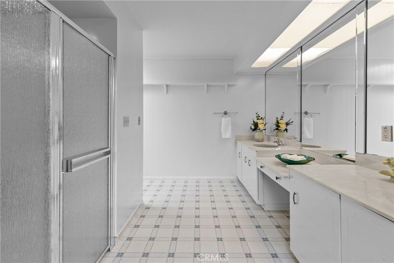 Bathroom, Dual Sink Vanities, Glass Shower, Interior