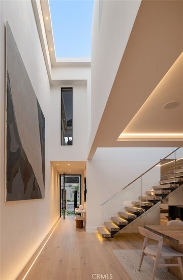 Glass Ceilings, Interior, Piano, Recessed Lighting, Wood Texture Flooring