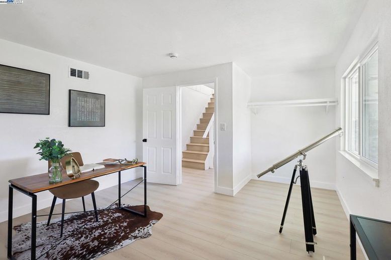 Home Office, Interior, Wood Texture Flooring