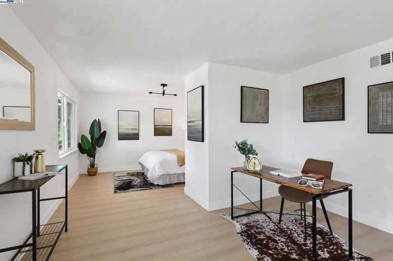Home Office, Interior, Wood Texture Flooring
