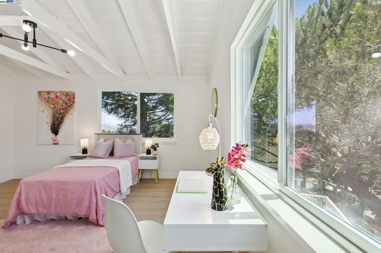 Bedroom, Interior, Wood Texture Flooring