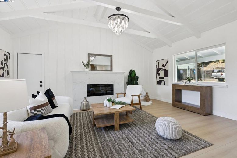 Chandelier, Fireplace, Interior, Living room, Wood Texture Flooring