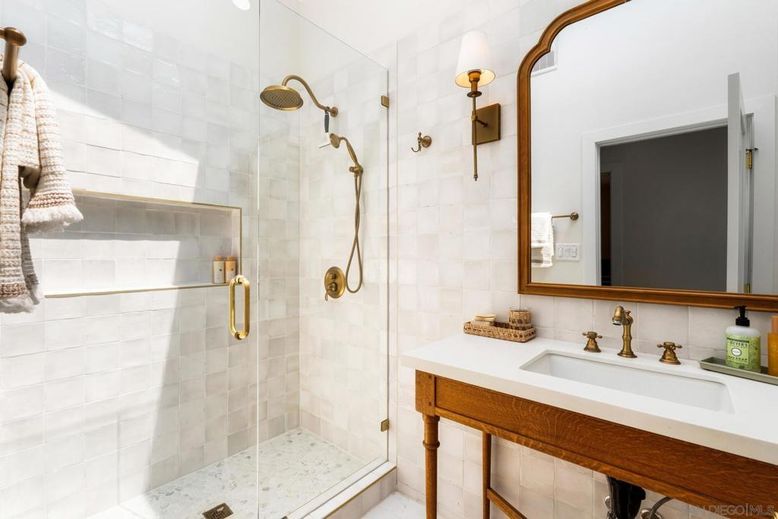 Bathroom, Glass Shower, Interior