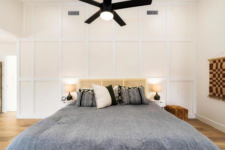 Bedroom, Interior, Wood Texture Flooring