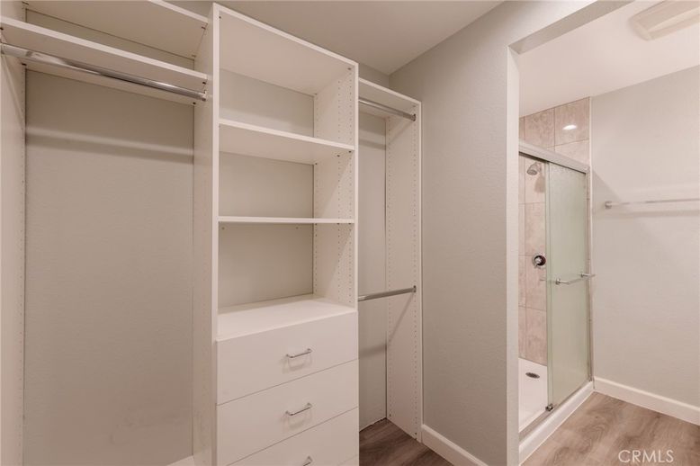 Interior, Walk-in Closets, Wood Texture Flooring