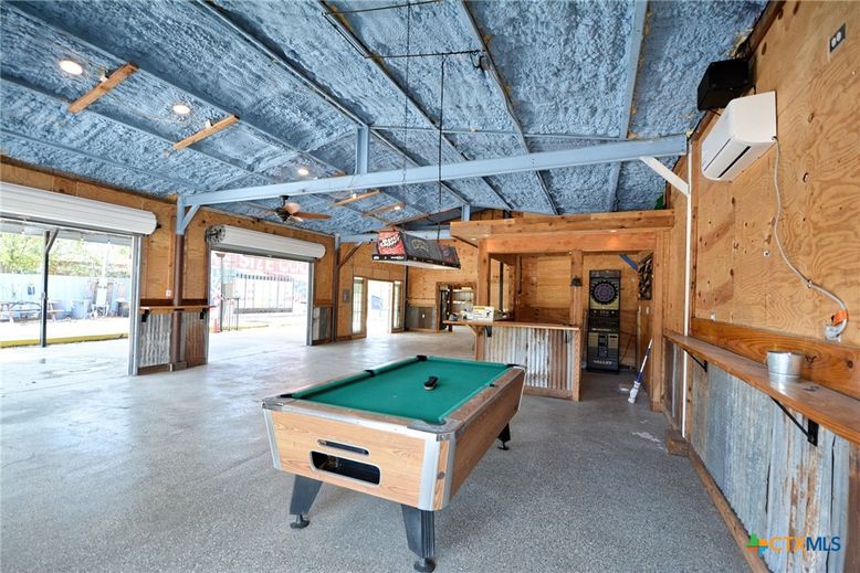 Billiard Table, Game Room, Interior, Wooden Walls