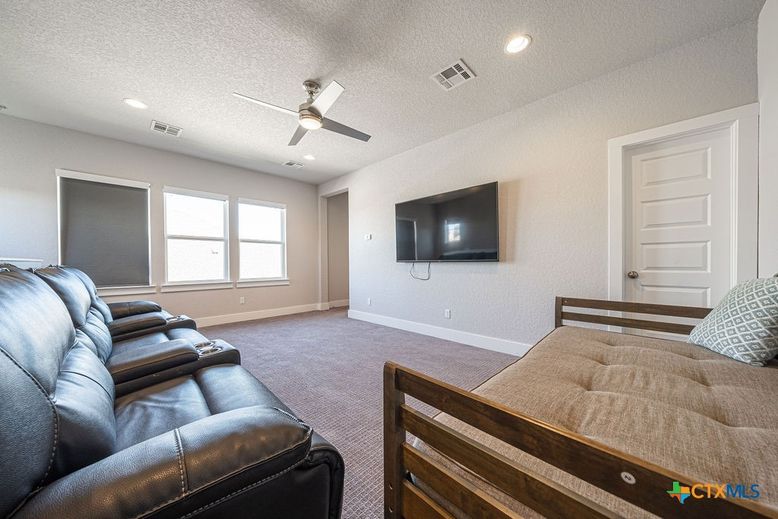 Home Theatre Room, Interior, Recessed Lighting, Theatre Room
