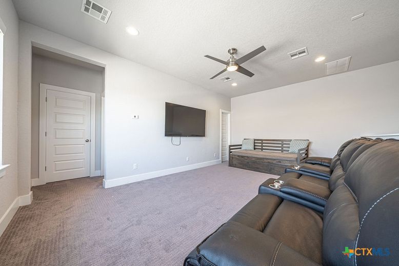 Home Theatre Room, Interior, Recessed Lighting
