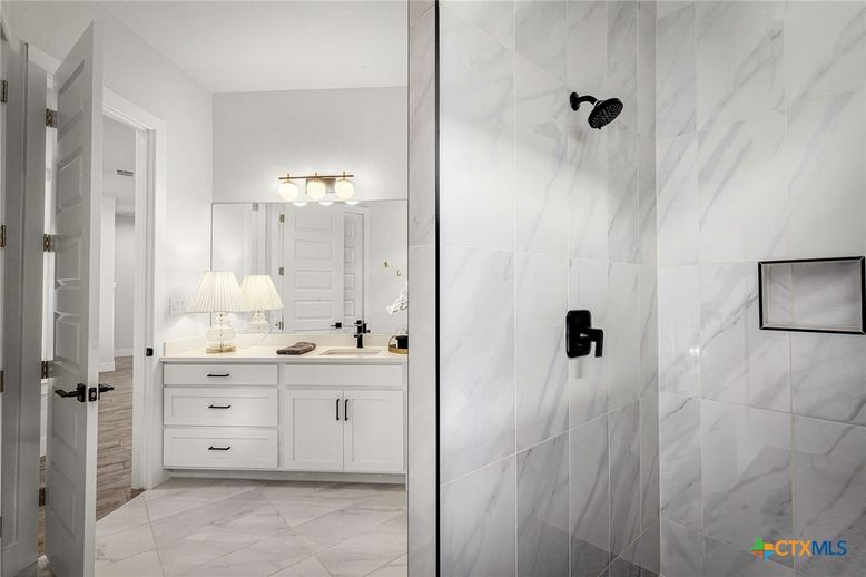 Bathroom, Interior, Marble Walls