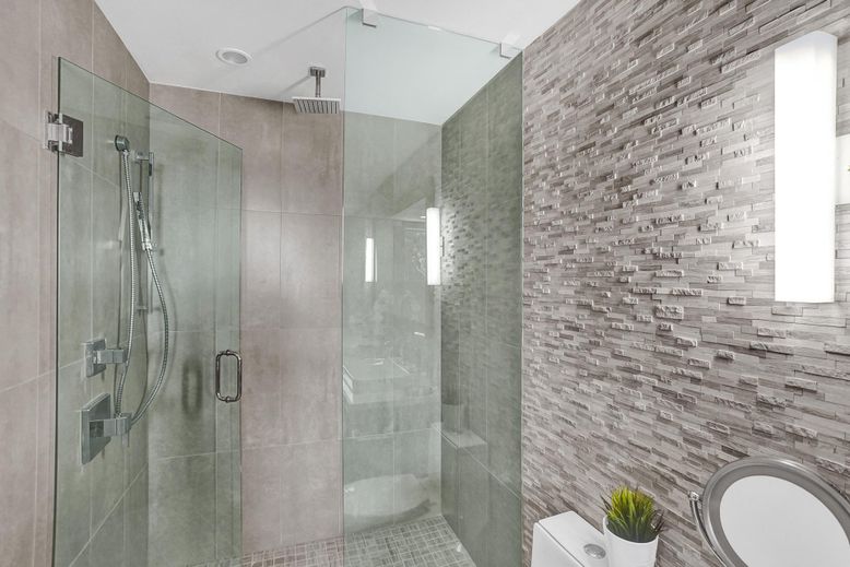 Bathroom, Glass Shower, Interior