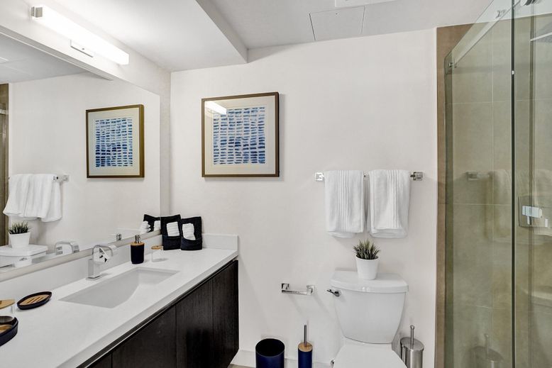 Bathroom, Glass Shower, Interior