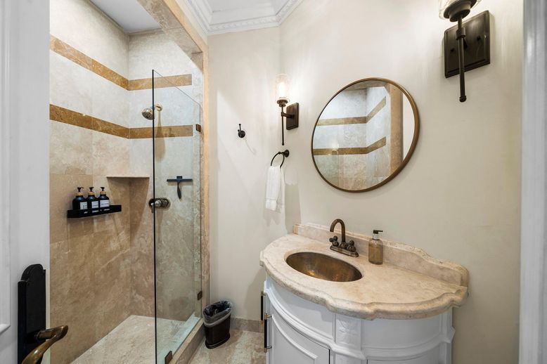 Bathroom, Glass Shower, Interior