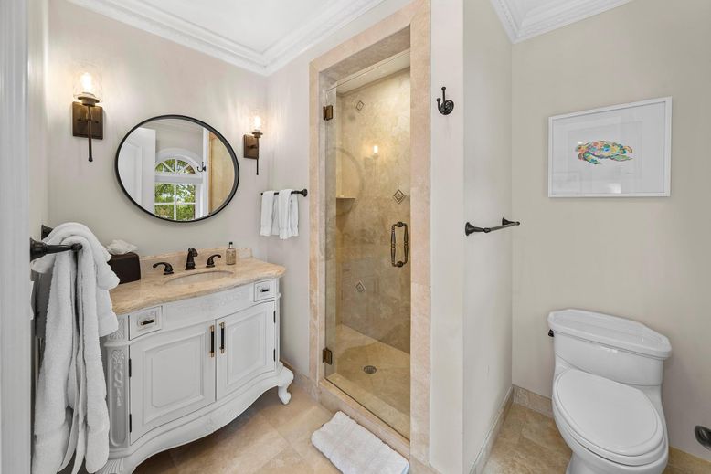 Bathroom, Glass Shower, Interior