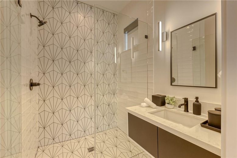 Bathroom, Glass Shower, Interior