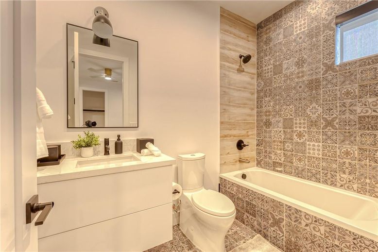 Bathroom, Interior, Wooden Walls