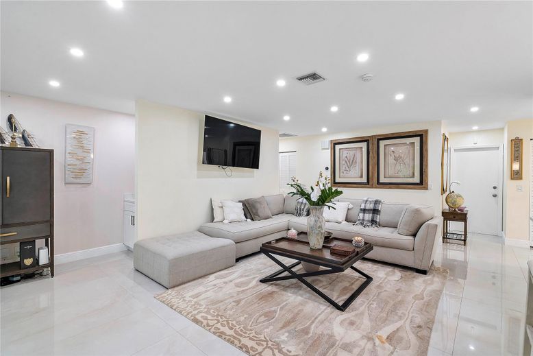 Interior, Living room, Recessed Lighting