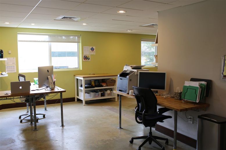 Home Office, Interior, Recessed Lighting