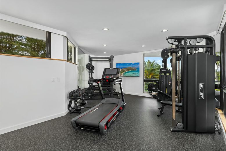 Fitness Equipment, Gym, Interior, Recessed Lighting