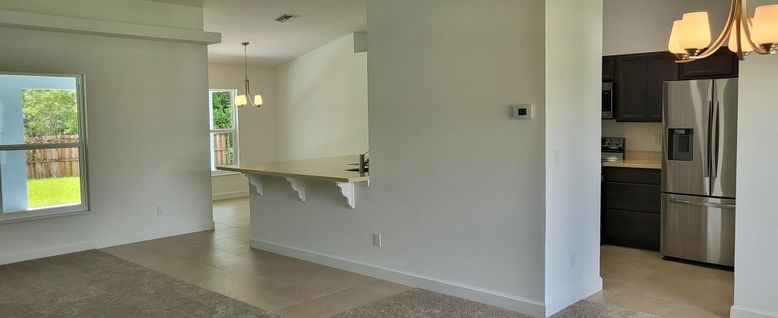 Interior, Kitchen, Pendant Lights, Stainless Steel Appliances