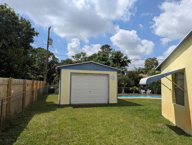 Backyard, Detached Garage, Exterior, Pool