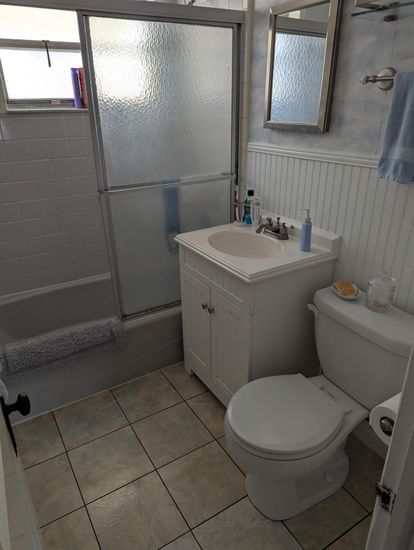 Bathroom, Glass Shower, Interior